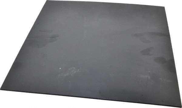 Made in USA - 1/8" Thick x 12" Wide x 1' Long, Nylon 6/6 Sheet - Black - USA Tool & Supply