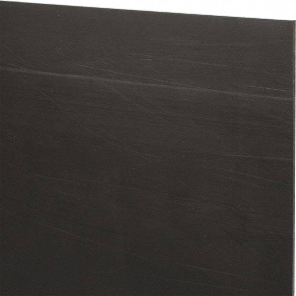 Made in USA - 3/32" Thick x 12" Wide x 2' Long, Nylon 6/6 (MDS-Filled) Sheet - Black - USA Tool & Supply