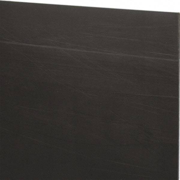 Made in USA - 1/8" Thick x 12" Wide x 1' Long, Nylon 6/6 (MDS-Filled) Sheet - Black - USA Tool & Supply