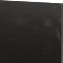 Made in USA - 1/4" Thick x 12" Wide x 1' Long, Nylon 6/6 (MDS-Filled) Sheet - Black - USA Tool & Supply