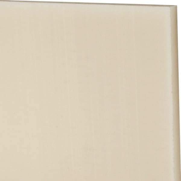 Made in USA - 3/8" Thick x 12" Wide x 1' Long, Nylon 6/6 (MDS-Filled) Sheet - Black - USA Tool & Supply