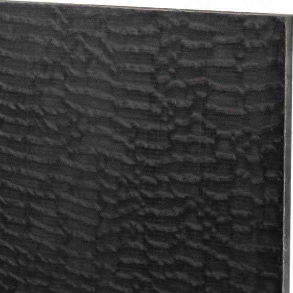 Made in USA - 3/8" Thick x 12" Wide x 2' Long, Nylon 6/6 (MDS-Filled) Sheet - Black - USA Tool & Supply