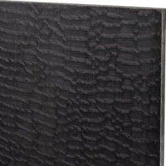 Made in USA - 3/8" Thick x 12" Wide x 2' Long, Nylon 6/6 (MDS-Filled) Sheet - Black - USA Tool & Supply