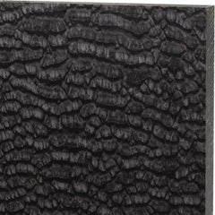 Made in USA - 1/2" Thick x 12" Wide x 1' Long, Nylon 6/6 (MDS-Filled) Sheet - Black - USA Tool & Supply