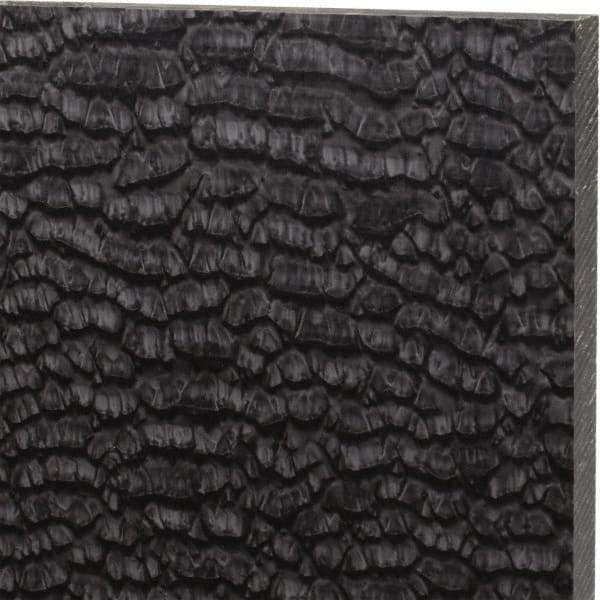 Made in USA - 1/2" Thick x 12" Wide x 2' Long, Nylon 6/6 (MDS-Filled) Sheet - Black - USA Tool & Supply