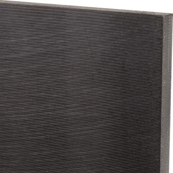 Made in USA - 3/4" Thick x 12" Wide x 2' Long, Nylon 6/6 (MDS-Filled) Sheet - Black - USA Tool & Supply