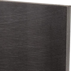 Made in USA - 3/4" Thick x 12" Wide x 2' Long, Nylon 6/6 (MDS-Filled) Sheet - Black - USA Tool & Supply
