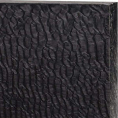 Made in USA - 1" Thick x 24" Wide x 2' Long, Nylon 6/6 (MDS-Filled) Sheet - Black - USA Tool & Supply