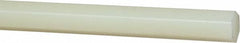 Made in USA - 4' x 3/8" Natural (Color) Nylon 6/6 Hexagonal Bar - USA Tool & Supply