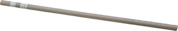 Made in USA - 1' Long, 3/8" Diam, PEEK Plastic Rod - Thermoplastic - USA Tool & Supply