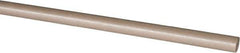 Made in USA - 8' Long, 3/8" Diam, PEEK Plastic Rod - Thermoplastic - USA Tool & Supply