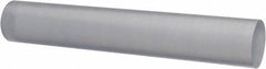 Made in USA - 1' Long, 2" Diam, Polycarbonate Plastic Rod - Clear - USA Tool & Supply