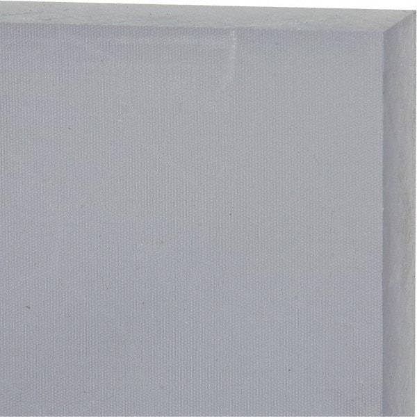 Made in USA - 1" Thick x 12" Wide x 2' Long, Polycarbonate Sheet - Clear - USA Tool & Supply