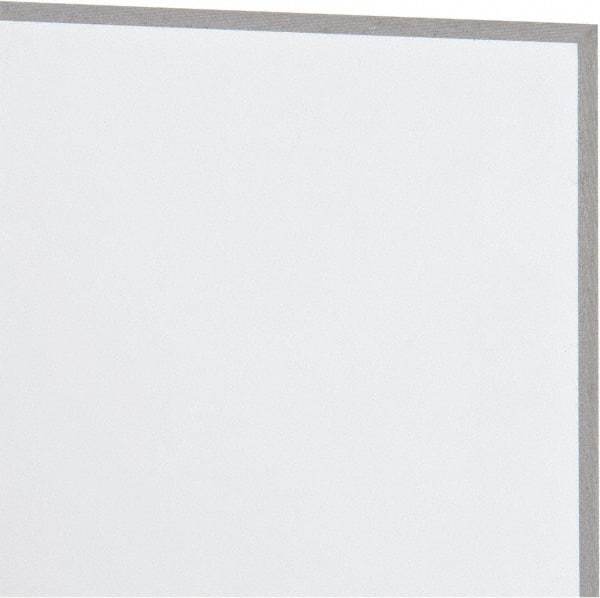 Made in USA - 1/4" Thick x 12" Wide x 2' Long, PVC Sheet - Clear, Type I PVC Grade - USA Tool & Supply