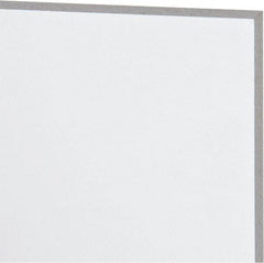 Made in USA - 3/16" Thick x 24" Wide x 4' Long, PVC Sheet - Clear, Type I PVC Grade - USA Tool & Supply