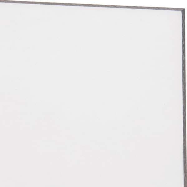 Made in USA - 1/8" Thick x 12" Wide x 1' Long, Polycarbonate Sheet - Abrasion Resistant Grade - USA Tool & Supply