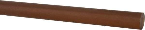 Made in USA - 4' Long, 3/4" Diam, Polyetherimide (PEI) Plastic Rod - Natural (Color) - USA Tool & Supply