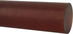 Made in USA - 1' Long, 2" Diam, Polyetherimide (PEI) Plastic Rod - Natural (Color) - USA Tool & Supply