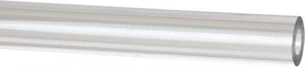 Made in USA - 5/8 Inch Outside Diameter x 6 Ft. Long, Plastic Round Tube - Cellulose Acetate Butyrate - USA Tool & Supply