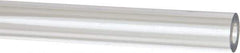 Made in USA - 5/8 Inch Outside Diameter x 6 Ft. Long, Plastic Round Tube - Cellulose Acetate Butyrate - USA Tool & Supply