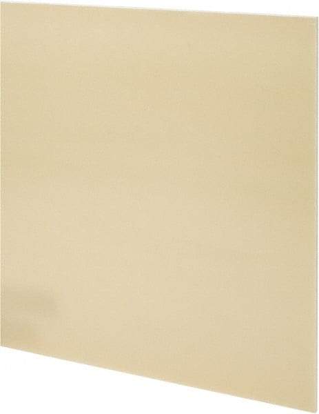 Made in USA - 3/16" Thick x 12" Wide x 1' Long, Epoxyglass Laminate (G10/F4) Sheet - Mustard Yellow, ±0.019 Tolerance - USA Tool & Supply
