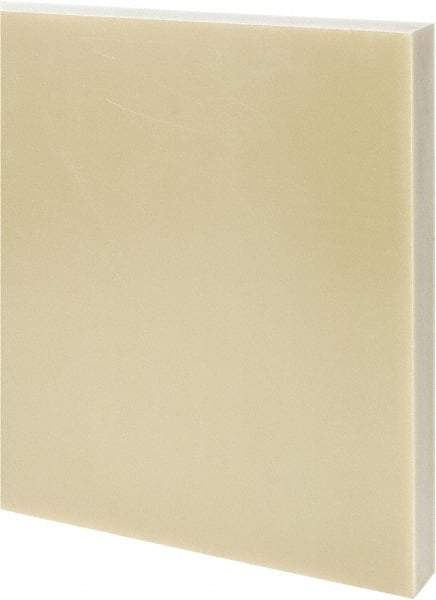 Made in USA - 1-1/4" Thick x 12" Wide x 1' Long, Epoxyglass Laminate (G10/F4) Sheet - Mustard Yellow, ±0.055 Tolerance - USA Tool & Supply
