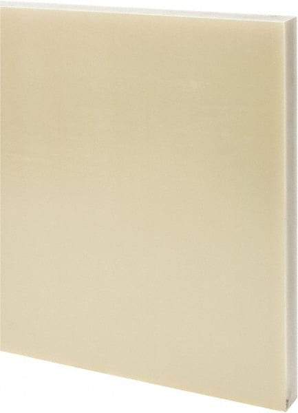 Made in USA - 1" Thick x 24" Wide x 2' Long, Epoxyglass Laminate (G10/F4) Sheet - Mustard Yellow, ±0.049 Tolerance - USA Tool & Supply