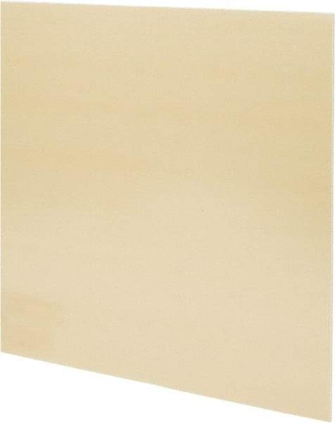 Made in USA - 3/32" Thick x 24" Wide x 3' Long, Epoxyglass Laminate (G10/F4) Sheet - Mustard Yellow, ±0.009 Tolerance - USA Tool & Supply