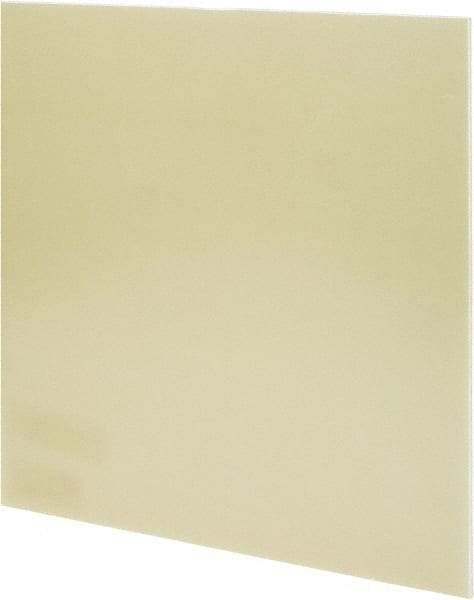 Made in USA - 1/8" Thick x 24" Wide x 3' Long, Epoxyglass Laminate (G10/F4) Sheet - Mustard Yellow, ±0.012 Tolerance - USA Tool & Supply