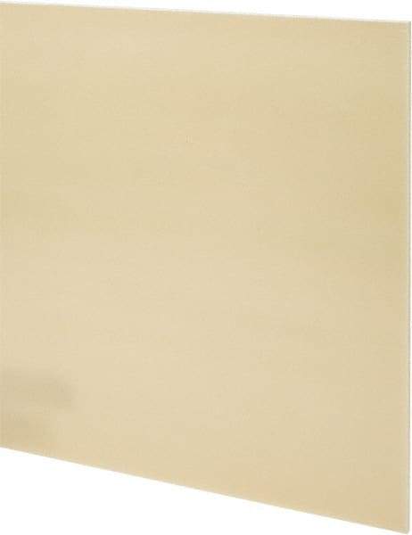 Made in USA - 3/16" Thick x 24" Wide x 3' Long, Epoxyglass Laminate (G10/F4) Sheet - Mustard Yellow, ±0.019 Tolerance - USA Tool & Supply