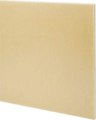 Made in USA - 3/8" Thick x 24" Wide x 3' Long, Epoxyglass Laminate (G10/F4) Sheet - Mustard Yellow, ±0.030 Tolerance - USA Tool & Supply