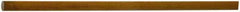Made in USA - 1' Long, 7/8" Diam, Polyurethane Plastic Rod - 50A Hardness, Black - USA Tool & Supply