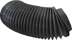 Made in USA - 24 Inch Long, 0.04 Inch Thick, Nylon Airtight Molded Bellows - 4-1/2 Inch Inside Diameter - USA Tool & Supply