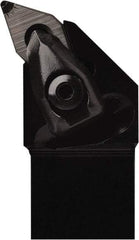 Seco - DDHN, Left Hand Cut, 107.5° Lead Angle, 25mm Shank Height x 25mm Shank Width, Negative Rake Indexable Turning Toolholder - 150mm OAL, DN..1103.. Insert Compatibility, Series Dual Clamp - USA Tool & Supply