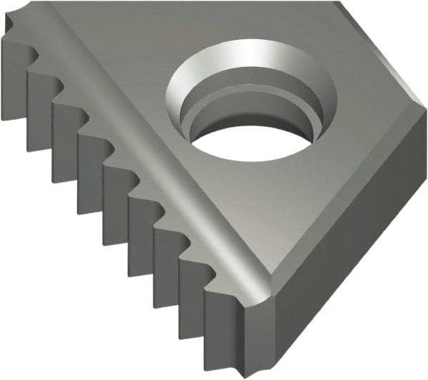 Vargus - 0.35mm Pitch, External Thread, ISO Standard, 6E VTX Grade Thread Mill Insert - Carbide, TiAlN Coating - USA Tool & Supply