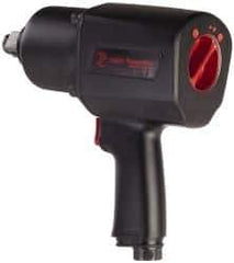 PRO-SOURCE - 3/4" Drive, 6,200 RPM, 1,300 Ft/Lb Torque Impact Wrench - Pistol Grip Handle, 9 CFM, 3/8" Inlet - USA Tool & Supply