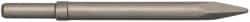 PRO-SOURCE - 10.2" OAL, Moil Point Chisel - Round Shank, Alloy Steel - USA Tool & Supply