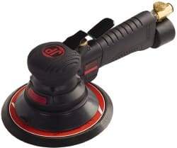 PRO-SOURCE - 12,000 OPM, 3 CFM Air Consumption, Air Orbital Sander - Round Pad, 1/4 NPT Inlet - USA Tool & Supply