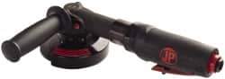 PRO-SOURCE - 4" Wheel Diam, 12,000 RPM, Pneumatic Angle & Disc Grinder - 3/8-24 Spindle, 4 CFM, Rear Exhaust - USA Tool & Supply