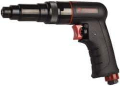 PRO-SOURCE - 1/4" Bit Holder, 1,800 RPM, Pistol Grip Handle Air Screwdriver - 30 to 70 In/Lb Torque, 4 CFM - USA Tool & Supply