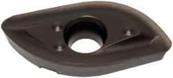 Seco - 218.20125 ME07 Grade MM4500 Carbide Milling Insert - TiCN/Al2O3 Finish, 0.199" Thick, 0.492" Corner Radius - USA Tool & Supply