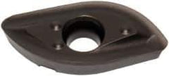 Seco - 218.20125 ME07 Grade MM4500 Carbide Milling Insert - TiCN/Al2O3 Finish, 0.199" Thick, 0.492" Corner Radius - USA Tool & Supply