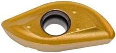 Seco - 218.200.250 M03 Grade F40M Carbide Milling Insert - TiAlN/TiN Finish, 0.394" Thick, 1/4" Corner Radius - USA Tool & Supply