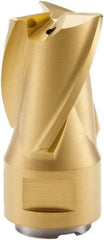Seco - MP12 M04 Grade MP3000 Carbide Milling Tip Insert - TiAlN Finish, 3 Flutes, 12mm Cutting Diam, 14mm Depth of Cut, 24mm Extension, 1/64" Cnr Rad - USA Tool & Supply