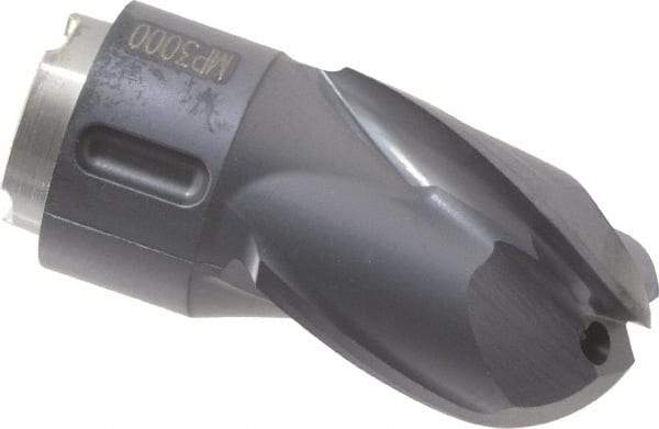 Seco - MP12 M04 Grade MP3000 Carbide Milling Tip Insert - TiAlN Finish, 3 Flutes, 12mm Cutting Diam, 14mm Depth of Cut, 24mm Extension, 0.236" Cnr Rad - USA Tool & Supply