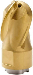 Seco - MP16 E05 Grade F40M Carbide Milling Tip Insert - TiAlN/TiN Finish, 3 Flutes, 5/8" Cutting Diam, 5/16" Depth of Cut, 1.283" Extension, 5/16" Cnr Rad - USA Tool & Supply