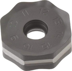 Seco - ONMU090520 ME12 Grade MM4500 Carbide Milling Insert - TiCN/Al2O3 Finish, 0.228" Thick, 0.866" Inscribed Circle - USA Tool & Supply