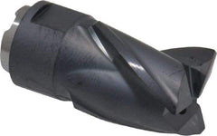 Seco - MP12 M04 Grade MP3000 Carbide Milling Tip Insert - TiAlN Finish, 3 Flutes, 1/2" Cutting Diam, 0.551" Depth of Cut, 0.945" Extension, 1/64" Cnr Rad - USA Tool & Supply