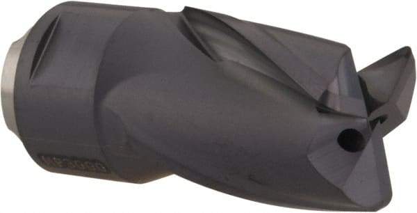 Seco - MP12 M04 Grade MP3000 Carbide Milling Tip Insert - TiAlN Finish, 3 Flutes, 12mm Cutting Diam, 14mm Depth of Cut, 24mm Extension, 0.047" Cnr Rad - USA Tool & Supply