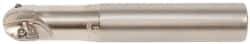 Seco - 5/8" Cut Diam, 0.55" Max Depth of Cut, 5/8" Shank Diam, 3.878" OAL, Indexable Ball Nose End Mill - Straight Shank, R218.20 Toolholder, 218.20-080.R Insert - USA Tool & Supply